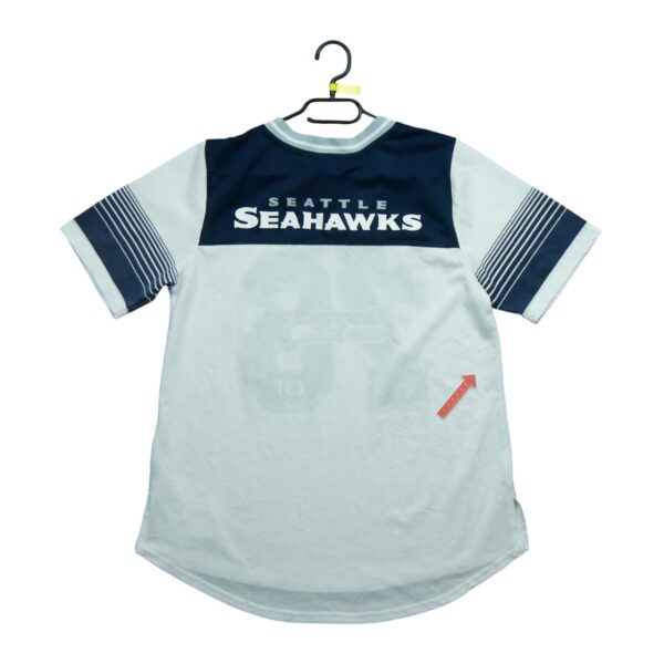 Maillot manches courtes femme blanc NFL Team Apparel Equipe Seattle Seahawks QWE1553