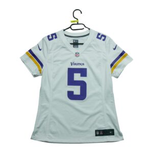 Maillot manches courtes femme blanc Nike Equipe Minnesota Vikings QWE1127