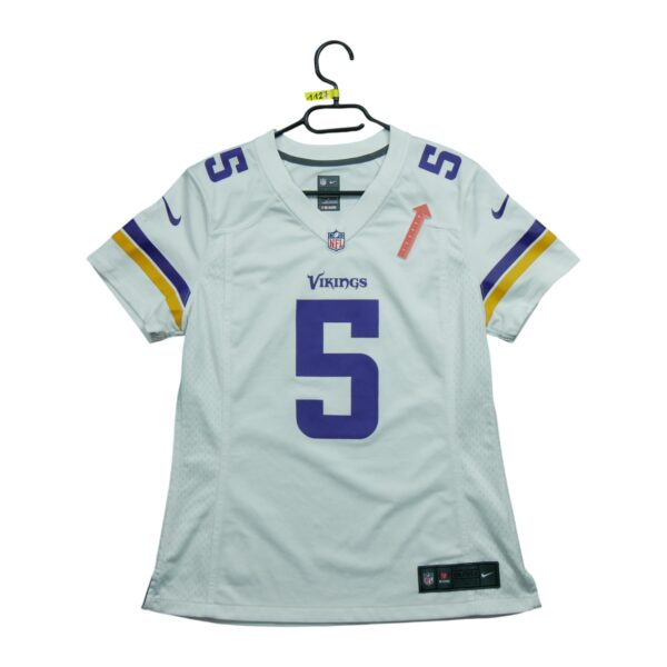 Maillot manches courtes femme blanc Nike Equipe Minnesota Vikings QWE1127