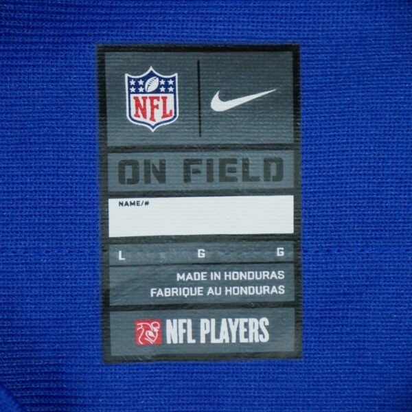 Maillot manches courtes femme bleu Nike Equipe New York Giants QWE0488