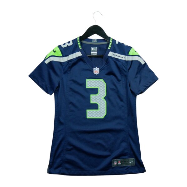 Maillot manches courtes femme marine Nike Equipe Seattle Seahawks QWE3157