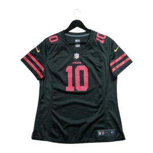 Maillot manches courtes femme noir Nike Equipe San Francisco 49ers QWE0291