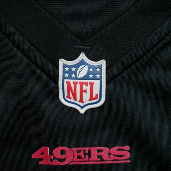 Maillot manches courtes femme noir Nike Equipe San Francisco 49ers QWE0291