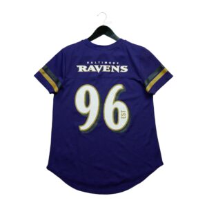 Maillot manches courtes femme violet NFL Team Apparel Equipe Baltimore Ravens QWE3824