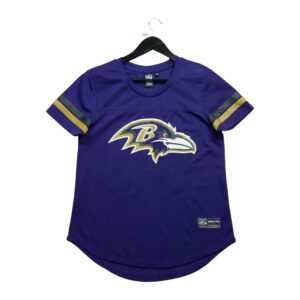 Maillot manches courtes femme violet NFL Team Apparel Equipe Baltimore Ravens QWE3824