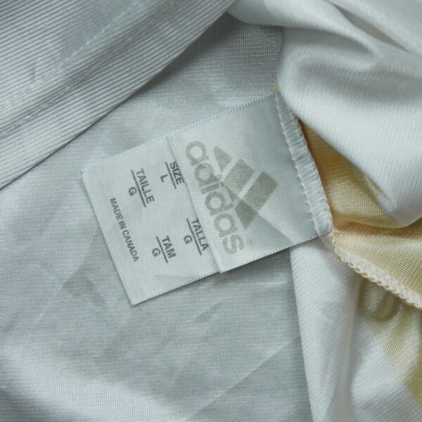 Maillot manches courtes homme blanc Adidas QWE1046