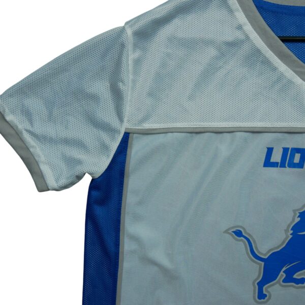 Maillot manches courtes homme bleu NFL Team Apparel Equipe Detroit Lions QWE1519