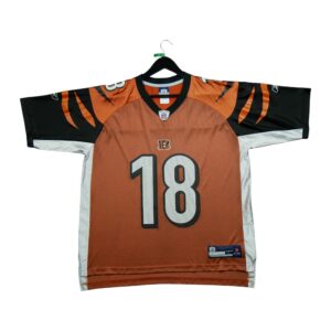 Maillot manches courtes homme orange Reebok Equipe Cincinnati Bengals QWE0270