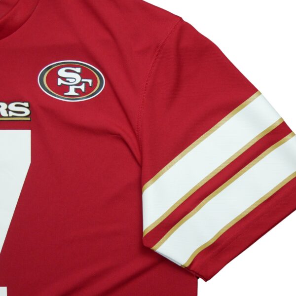 Maillot manches courtes homme rouge NFL Team Apparel Equipe San Francisco 49ers QWE1123