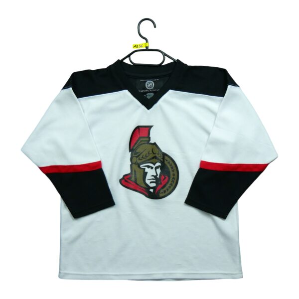 Maillot manches longues enfant blanc NHL Equipe Senateurs dOttawa QWE1236