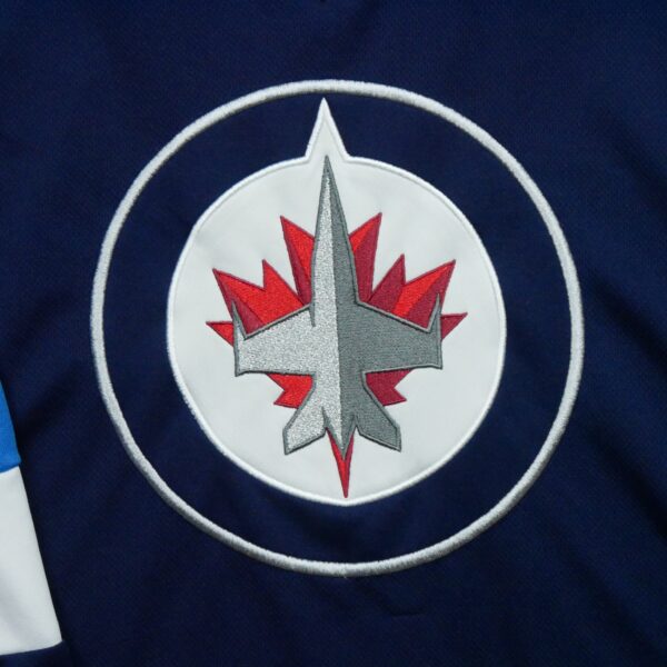 Maillot manches longues enfant marine NHL Equipe Jets de Winnipeg QWE3413