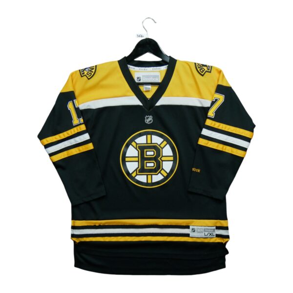 Maillot manches longues enfant noir Reebok Equipe Bruins de Boston QWE3660