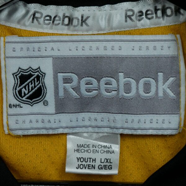 Maillot manches longues enfant noir Reebok Equipe Bruins de Boston QWE3660