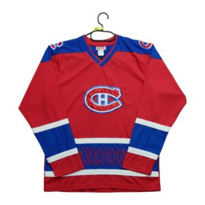 Maillot manches longues enfant rouge NHL Equipe Canadiens de Montreal QWE1253