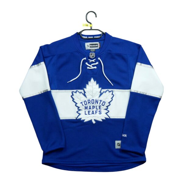 Maillot manches longues femme bleu NHL Equipe Maple Leafs de Toronto QWE1616