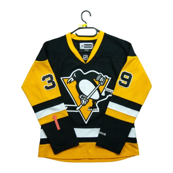 Maillot manches longues femme noir Reebok Equipe Penguins de Pittsburgh QWE1562