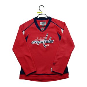 Maillot manches longues femme rouge Reebok Equipe Capitals de Washington QWE1119