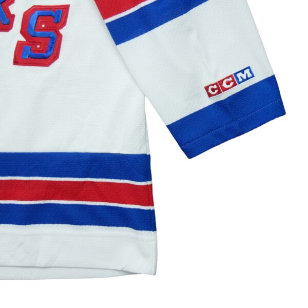 Maillot manches longues homme blanc CCM Equipe Rangers de New York QWE0023