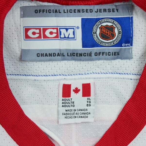 Maillot manches longues homme blanc CCM Equipe Rangers de New York QWE0023