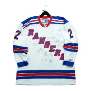 Maillot manches longues homme blanc CCM Equipe Rangers de New York QWE0023