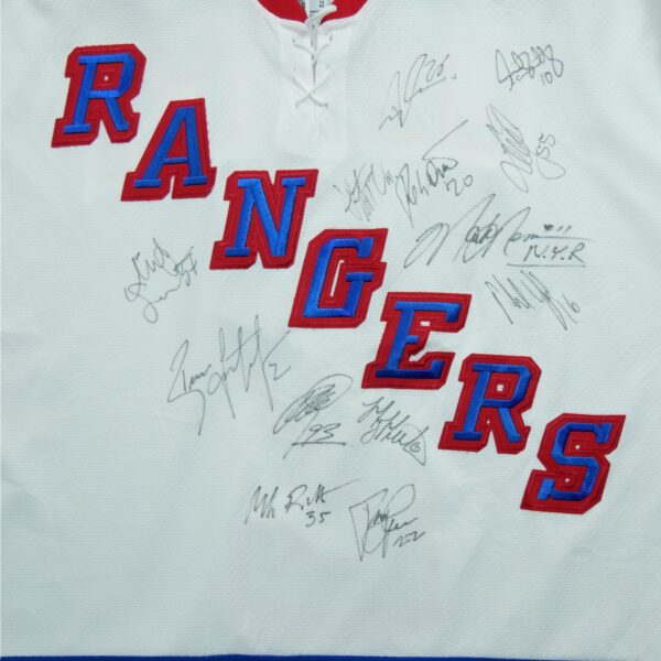 Maillot manches longues homme blanc CCM Equipe Rangers de New York QWE0023