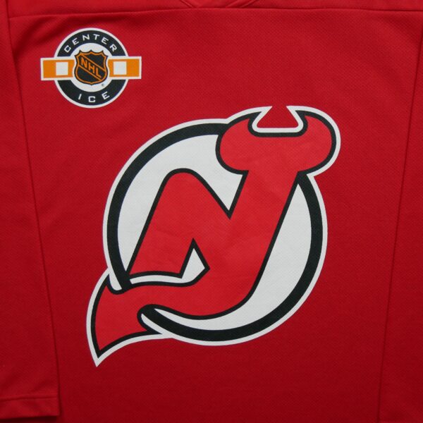 Maillot manches longues homme rouge NHL Equipe Devils du New Jersey QWE2000