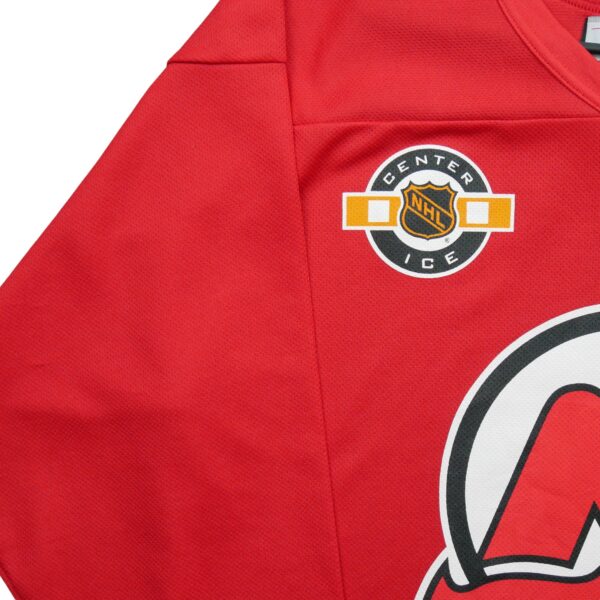 Maillot manches longues homme rouge NHL Equipe Devils du New Jersey QWE2000