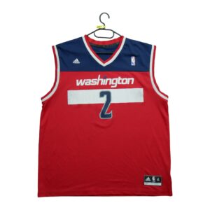 Maillot sans manches homme rouge Adidas Equipe Wizards de Washington QWE1115