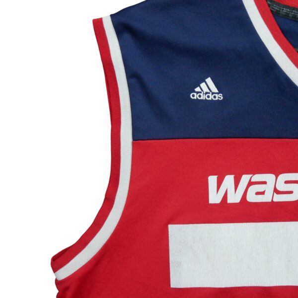 Maillot sans manches homme rouge Adidas Equipe Wizards de Washington QWE1115