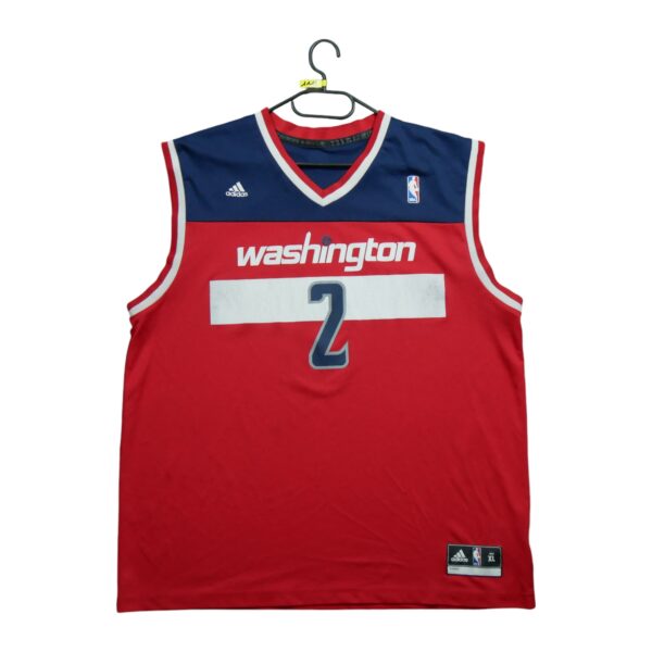 Maillot sans manches homme rouge Adidas Equipe Wizards de Washington QWE1115