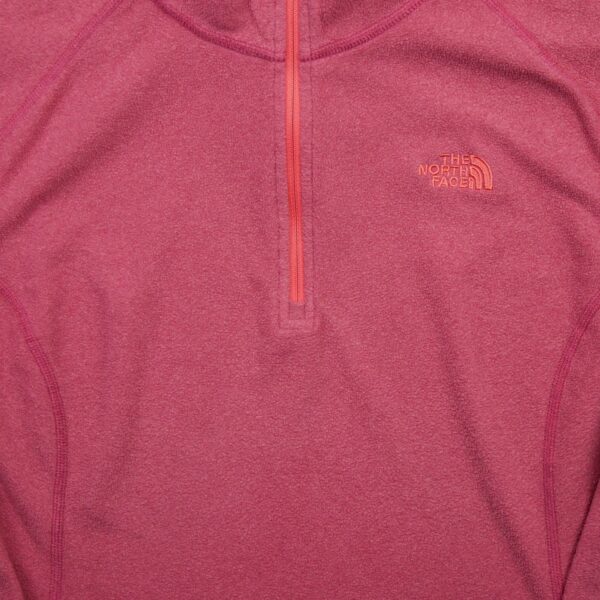 Pull polaires femme manches longues rose The North Face Col Montant QWE3768