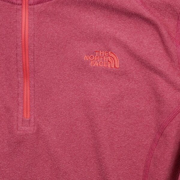 Pull polaires femme manches longues rose The North Face Col Montant QWE3768