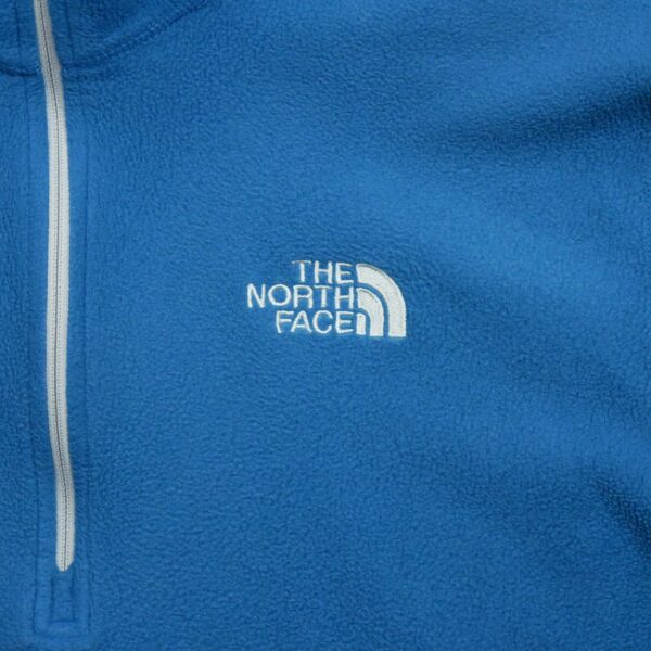 Pull polaires homme manches longues bleu The North Face Col Montant QWE3447