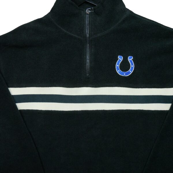 Pull polaires homme manches longues noir Pro Player Col Montant Equipe Indianapolis Colts QWE3094