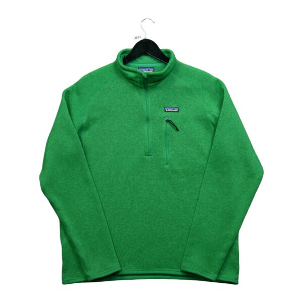 Pull polaires homme manches longues vert Patagonia Col Montant QWE3682