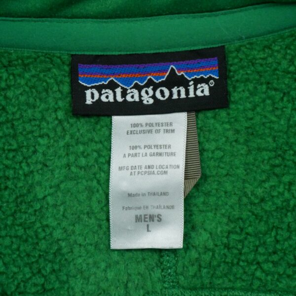 Pull polaires homme manches longues vert Patagonia Col Montant QWE3682