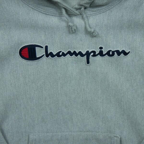 Sweat a capuche femme manches longues gris Champion Col Rond QWE3679