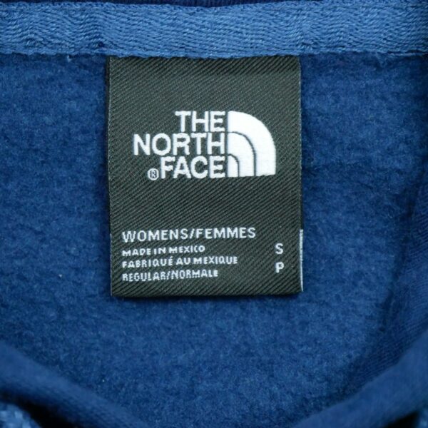 Sweat a capuche femme manches longues marine The North Face Motif imprime Col Rond QWE0211