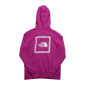 Sweat a capuche femme manches longues rose The North Face Col Rond QWE3383