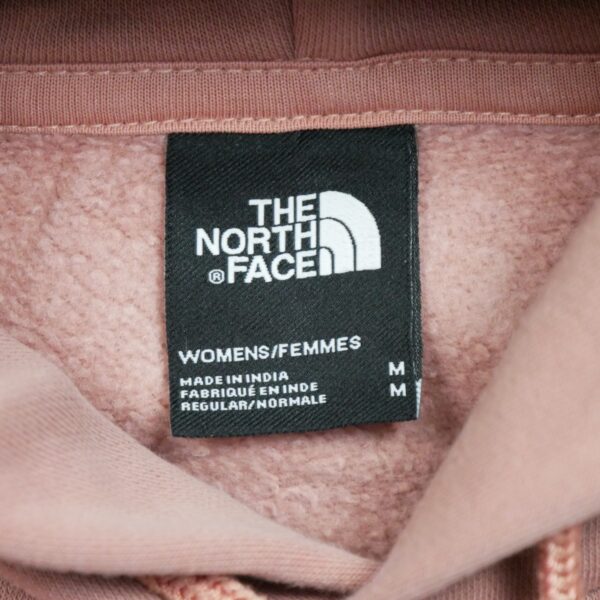 Sweat a capuche femme manches longues rose The North Face Motif imprime Col Rond QWE3849