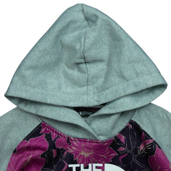 Sweat a capuche femme manches longues violet The North Face Motif imprime Col Rond QWE1231