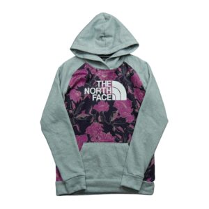 Sweat a capuche femme manches longues violet The North Face Motif imprime Col Rond QWE1231