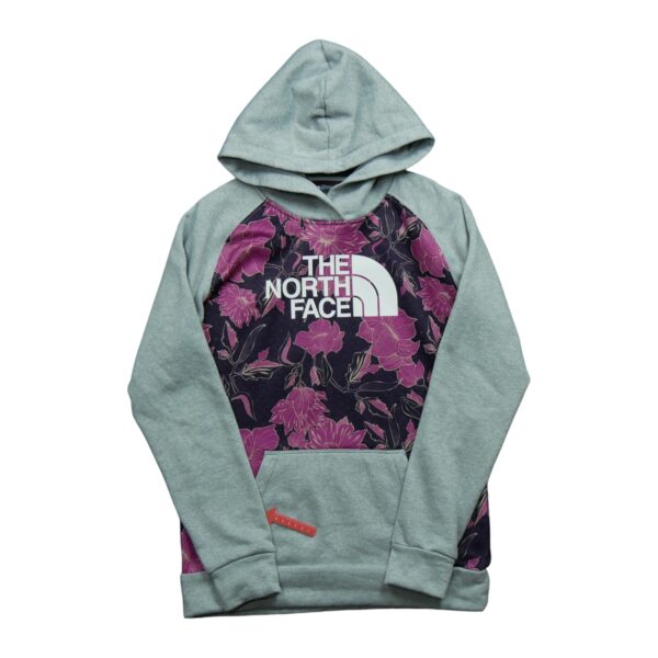 Sweat a capuche femme manches longues violet The North Face Motif imprime Col Rond QWE1231