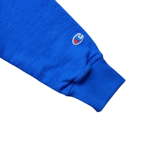 Sweat a capuche homme manches longues bleu Champion Col Rond QWE1078