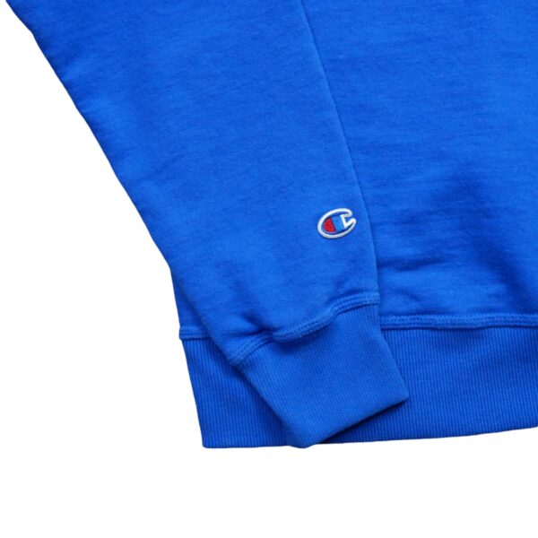 Sweat a capuche homme manches longues bleu Champion Col Rond QWE1078