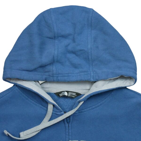 Sweat a capuche homme manches longues bleu The North Face Motif imprime Col Rond QWE0288