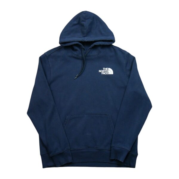 Sweat a capuche homme manches longues marine The North Face Motif imprime Col Rond QWE3523