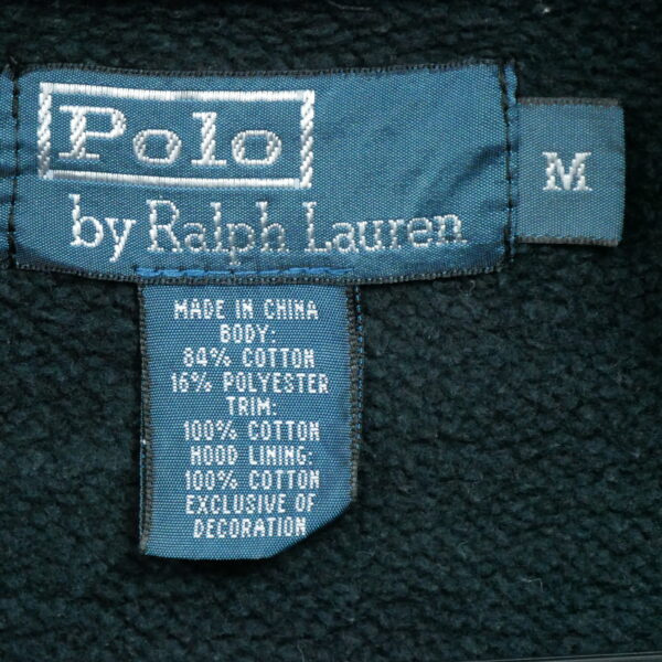 Sweat a capuche homme manches longues noir Polo Ralph Lauren Col Rond QWE1156