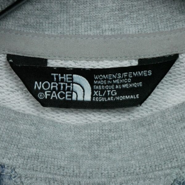 Sweat femme manches longues gris The North Face Motif a motifs Col Rond QWE3431