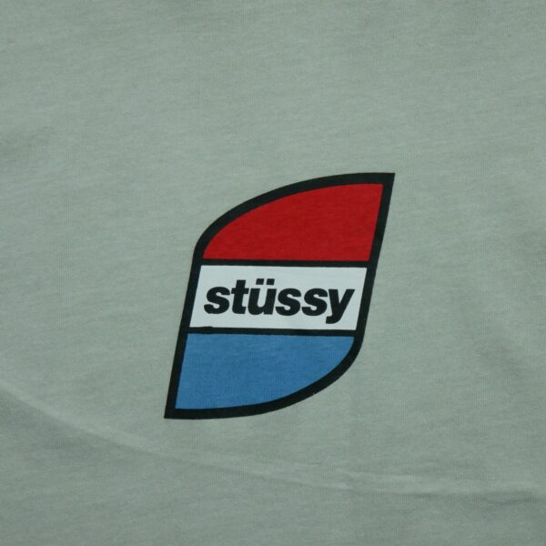 T shirt manches courtes homme beige Stussy Motif imprime Col Rond QWE3192